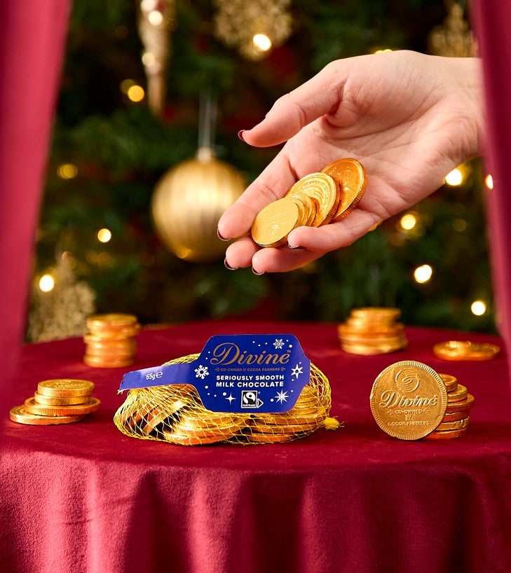 Divine Milk Chocolate Coins