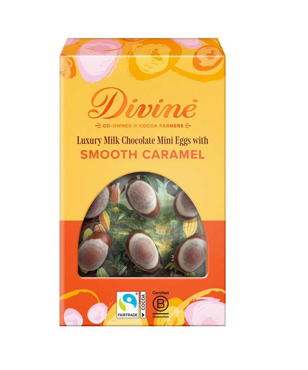 Luxury Milk Chocolate Mini Eggs with Smooth Caramel