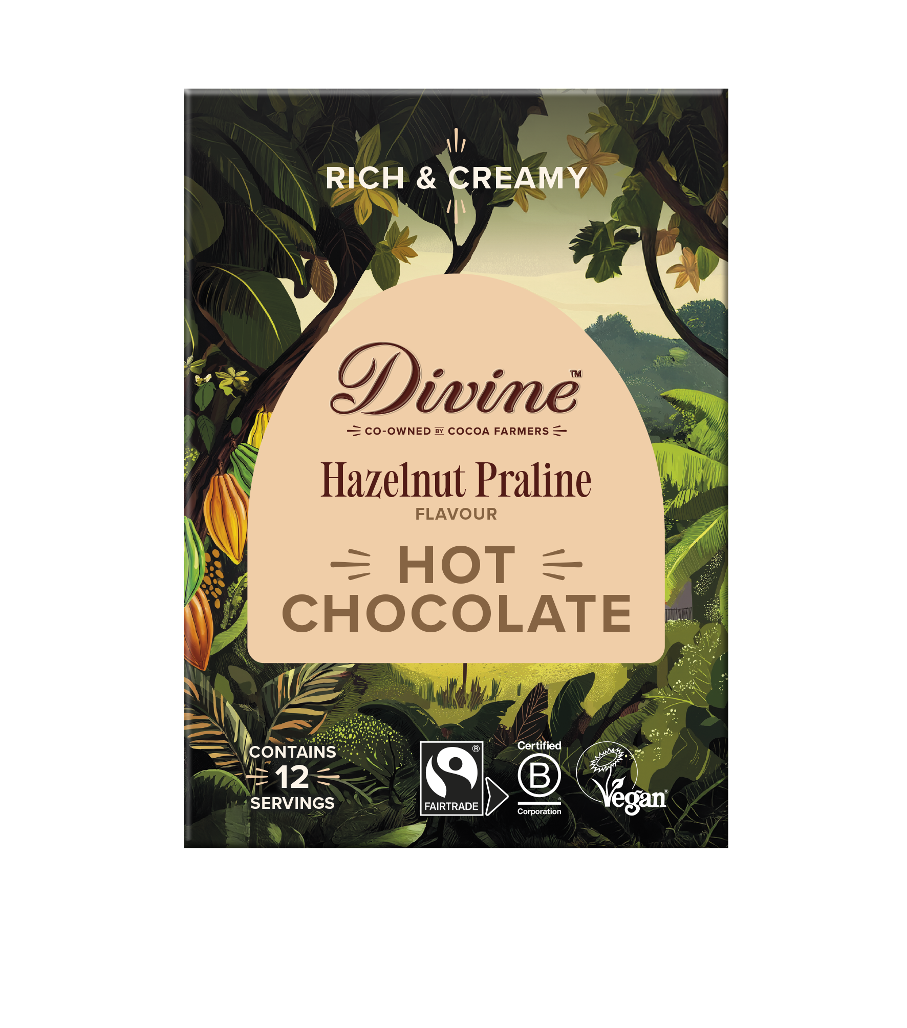 Divine Hazelnut Hot Chocolate