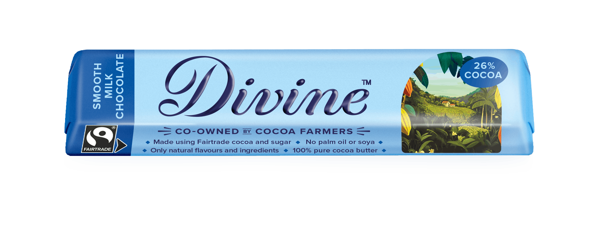 30 x Divine Milk Chocolate Bar 35g