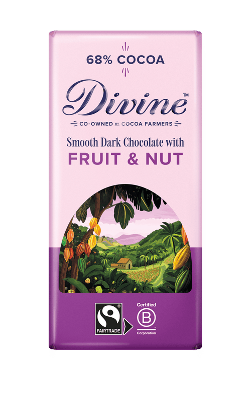 Divine 68% Dark Chocolate with Fruit & Nut