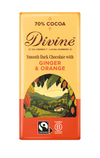 Divine 70% Dark Chocolate with Ginger & Orange