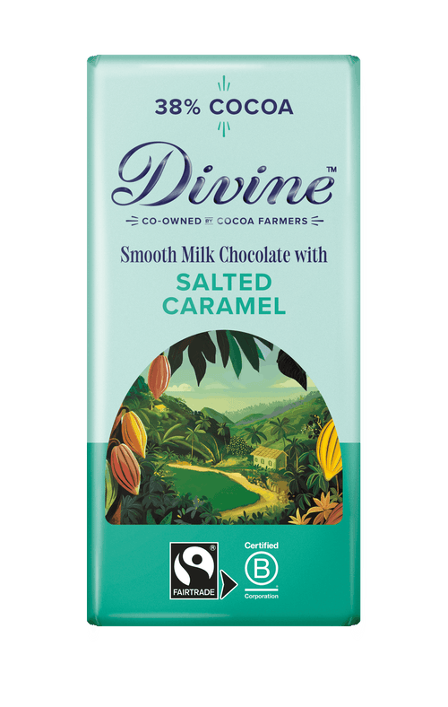 Divine 38% Milk Chocolate with Salted Caramel