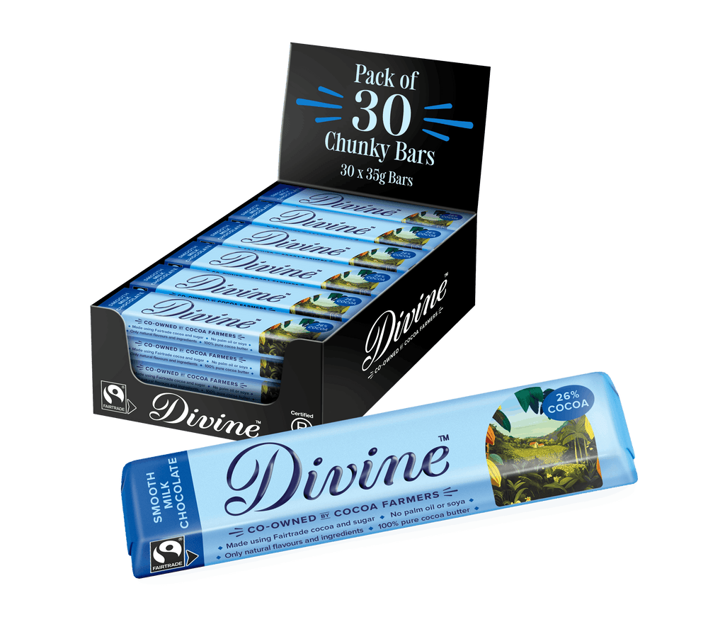30 x Divine Milk Chocolate Bar 35g